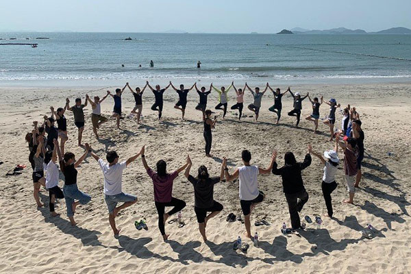 Beach Yoga